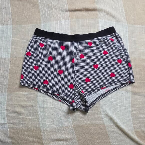 y2k Victoria's Secret Girly Femi Cottage Coquette Gingham & Hearts Thermal PJ's - Picture 11 of 14